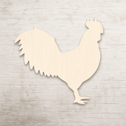 Zauberhafte Streudeko- Hahn - aus Pappelholz zum DIY - Basteln, Dekorieren, Verzieren von Geschenken, Karten, Bastelarbeiten, Tischdeko