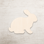 Zauberhafte Streudeko- Hase - aus Pappelholz zum DIY - Basteln, Dekorieren, Verzieren von Geschenken, Karten, Bastelarbeiten, Tischdeko