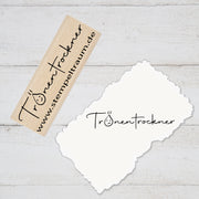 Stempel  Motivstempel mit Text - Tränentrockner - Geschenk - DIY Stempel zum Basteln von Karten, Papier, Stoff, Holz, Dekoration, Trost