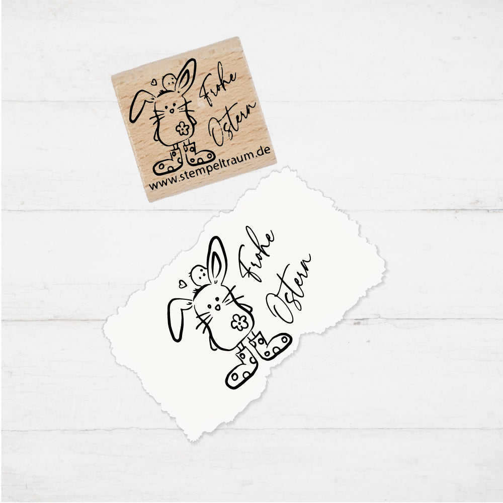 Stempel  - Motivstempel - Ostern - Küken - Frohe Ostern - Stempel Geschenk - DIY Stempel zum Basteln von Karten, Papier, Stoffen, Holz
