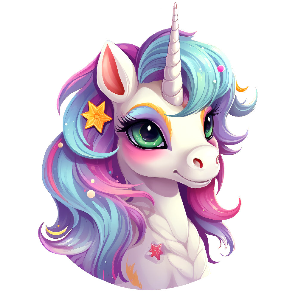 Aufbügler - Bügelbild - Bügeltransfer - Einhorn - Unicorn