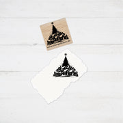 Motivstempel - Weihnachtsstadt - Weihnachten- Christmas - Stempel Geschenk - DIY Stempel zum Basteln von Karten, Papier, Stoff