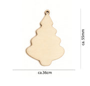 Tannenbaum Holzscheibe – Rohling zum Personalisieren – DIY Rohling - Weihnachten