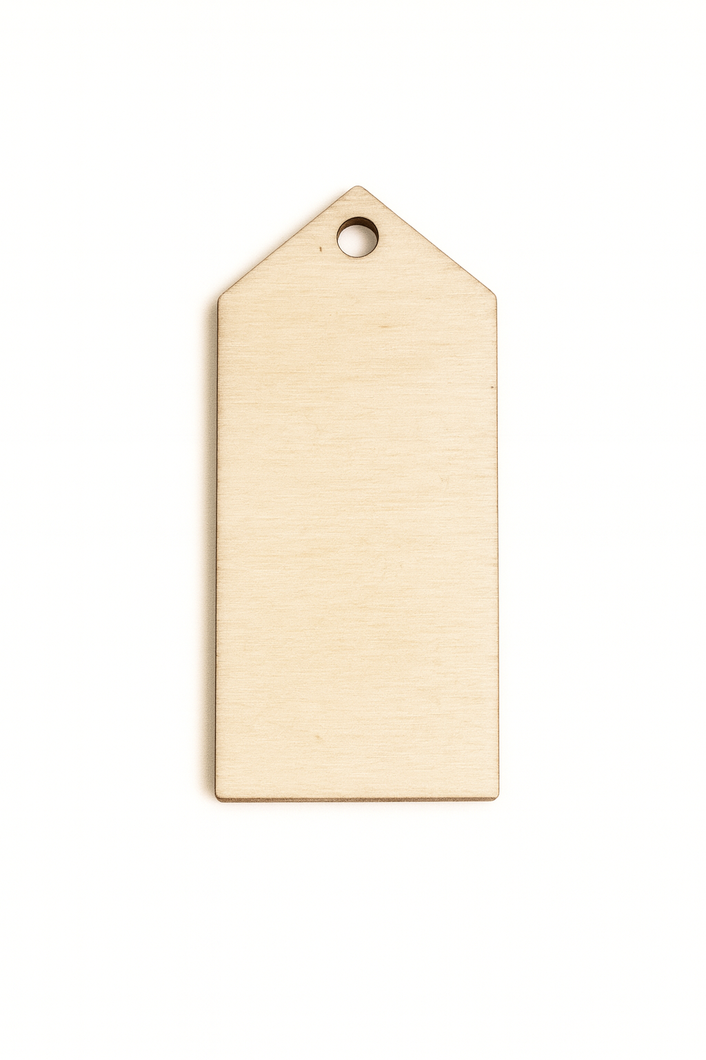 Rechteckige Holzscheibe – Rohling zum Personalisieren – DIY Rohling - Hangtag