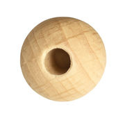 Holzkugeln 15mm Ø aus Buchenholz mit Bohrung – naturbelassen & vielseitig für Bastelprojekte