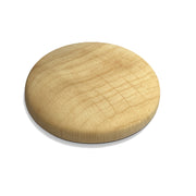 Holzplatine / Linse aus Buchenholz – gebleicht