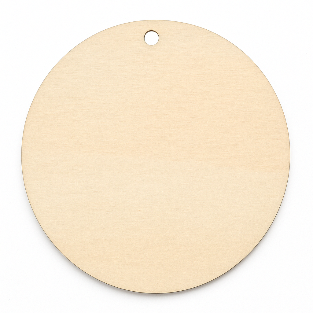 Runde Holzscheibe – Rohling zum Personalisieren – DIY Rohling