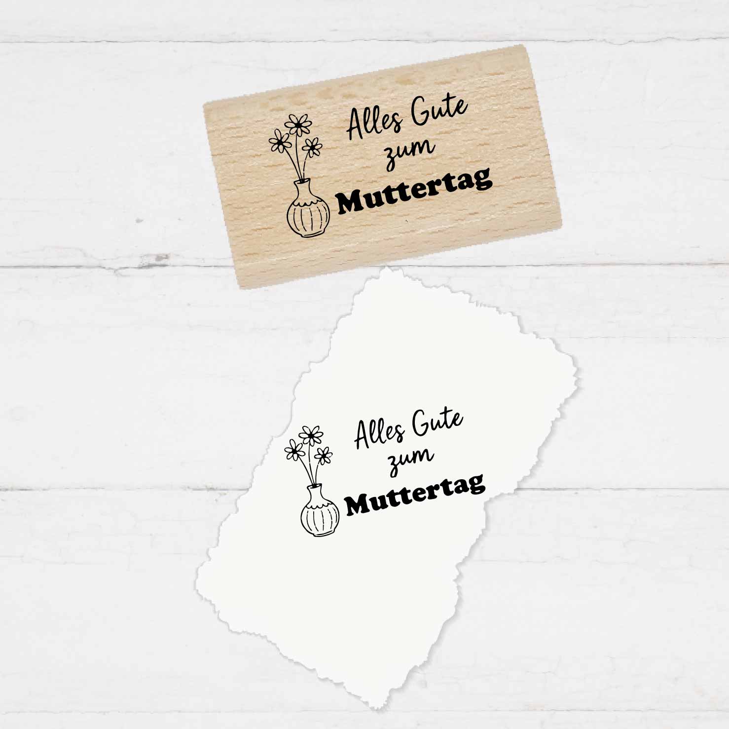 Motivstempel „Alles Gute zum Muttertag“ – Stempel für Muttertag, Karten, Geschenke & Scrapbooking