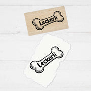 Motivstempel - Textstempel - Leckerli , Geschenke & Scrapbooking, DIY,Basteln, Beschriften