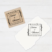 Stempidoo® Hochzeitsstempel - personalisierbar