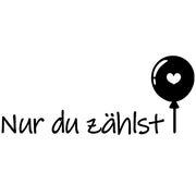  Nur du zählst - mit Herzballon 