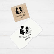 Motivstempel - Hochzeit - Wir sagen Ja -  , Karten, Geschenke & Scrapbooking 