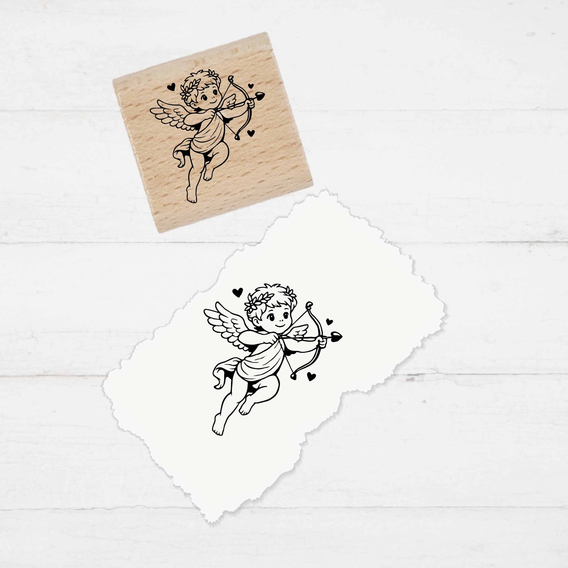 Motivstempel - Textstempel - Amor - Liebesgott, Karten, Geschenke & Scrapbooking, DIY 