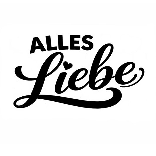 Stempel  - Motivstempel - ALLES Liebe - Geschenk - DIY Stempel zum Basteln von Karten, Papier, Stoff, Holz, Dekoration