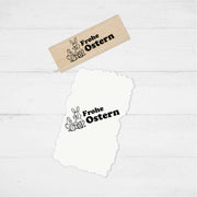 Motivstempel - Ostern- Frohe Ostern – Osterhase mit Huhn, Karten, Geschenke & Scrapbooking