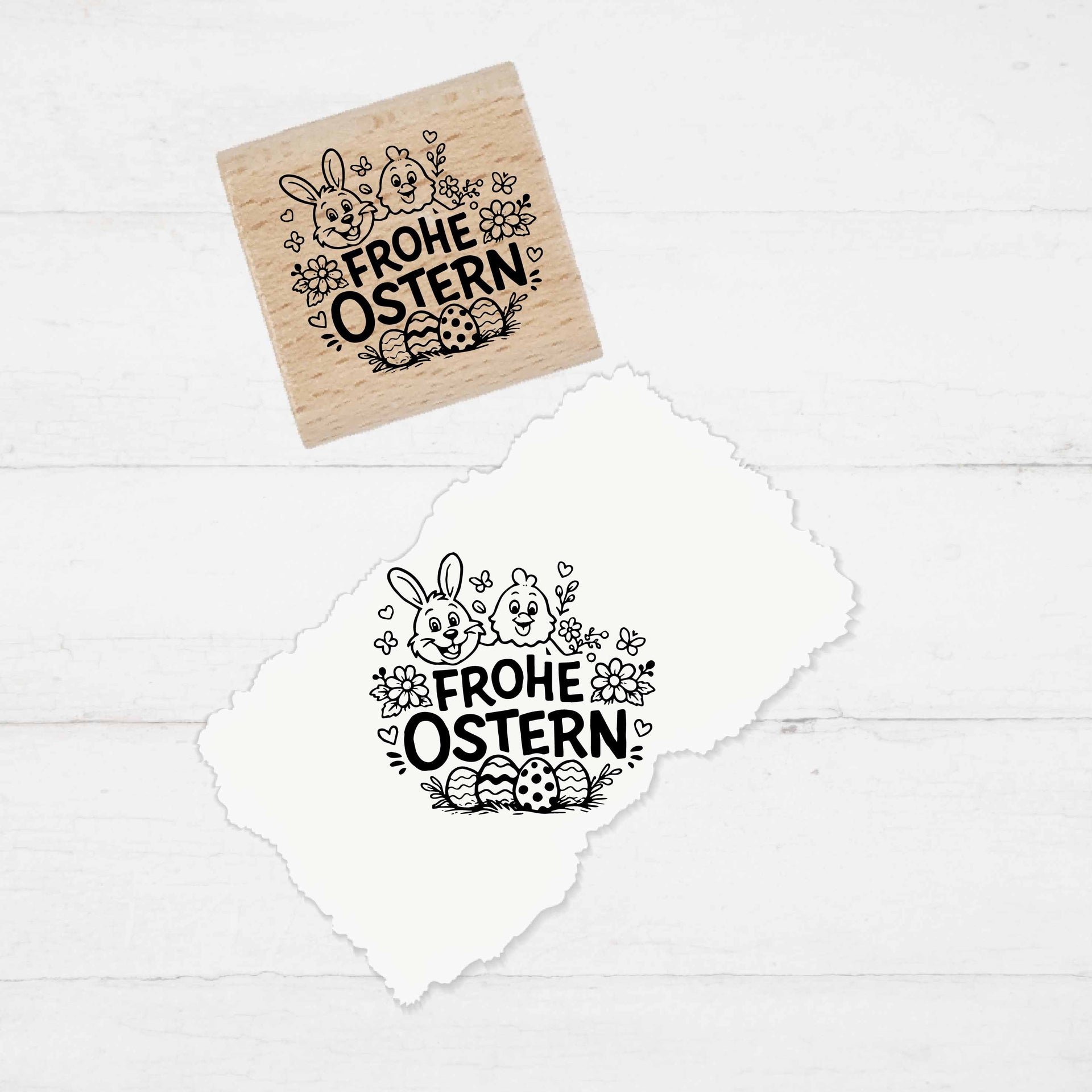 Motivstempel - Osterstempel- Ostern - Frohe Ostern - , Karten, Geschenke & Scrapbooking, DIY