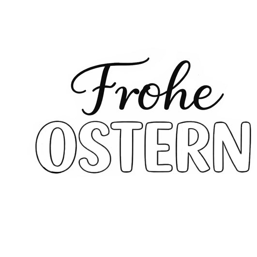Textstempel - Osterstempel- Ostern - Frohe Ostern - , Karten, Geschenke & Scrapbooking, DIY