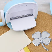 Metall Stanzform Kleeblatt für Scrapbooking & Karten – Hochwertige DIY Schablone aus Kohlenstoffstahl für Papier, Filz & Bastelprojekte