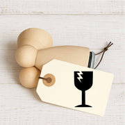 Stempidoo - Maxi Mini - Motivstempel - Fracht Symbol - Fragil - Stempel für Büro oder zum Basteln von Karten, DIY, Papier, Stoffen