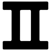 Stempidoo - Maxi Mini - Motivstempel - Sternzeichen - Zwilling - Stempel zum Basteln von Karten, DIY, Papier, Stoffen