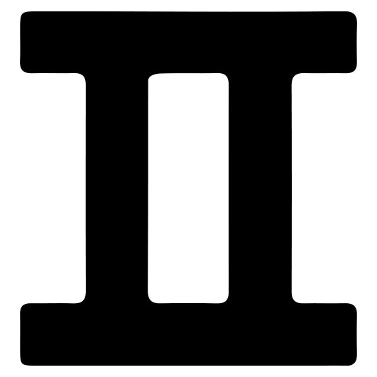 Stempidoo - Maxi Mini - Motivstempel - Sternzeichen - Zwilling - Stempel zum Basteln von Karten, DIY, Papier, Stoffen