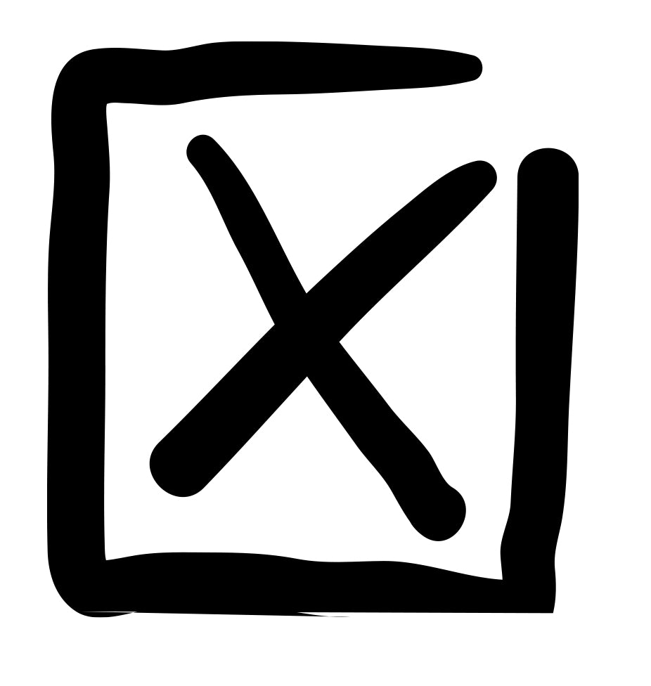 Stempidoo - Maxi Mini - Motivstempel - Comic Icon Kreuz - Stempel zum Basteln von Karten, DIY, Papier, Stoffen