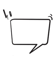 Stempidoo - Maxi Mini - Motivstempel - Comic Icon Sprechblase - Stempel zum Basteln von Karten, DIY, Papier, Stoffen