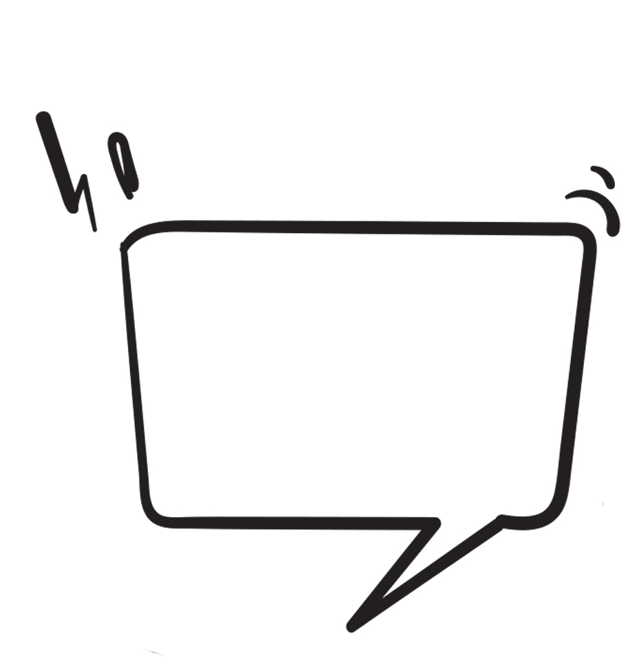 Stempidoo - Maxi Mini - Motivstempel - Comic Icon Sprechblase - Stempel zum Basteln von Karten, DIY, Papier, Stoffen