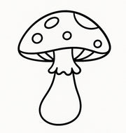 Stempidoo - Maxi Mini - Motivstempel - Fliegenpilz - Stempel zum Basteln von Karten, DIY, Papier, Stoffen