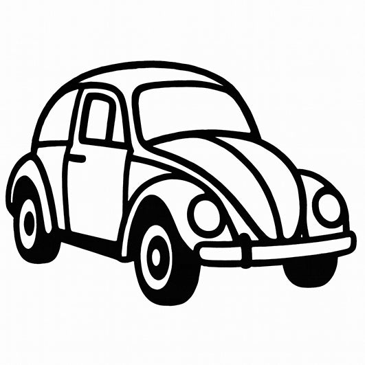 Stempidoo - Maxi Mini - Motivstempel - Kultauto Herby - Stempel zum Basteln von Karten, DIY, Papier, Stoffen 