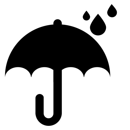 Stempidoo - Maxi Mini - Motivstempel - Fracht Symbol - vor Nässe schützen - Stempel für Büro oder zum Basteln von Karten, DIY, Papier, Stoffen