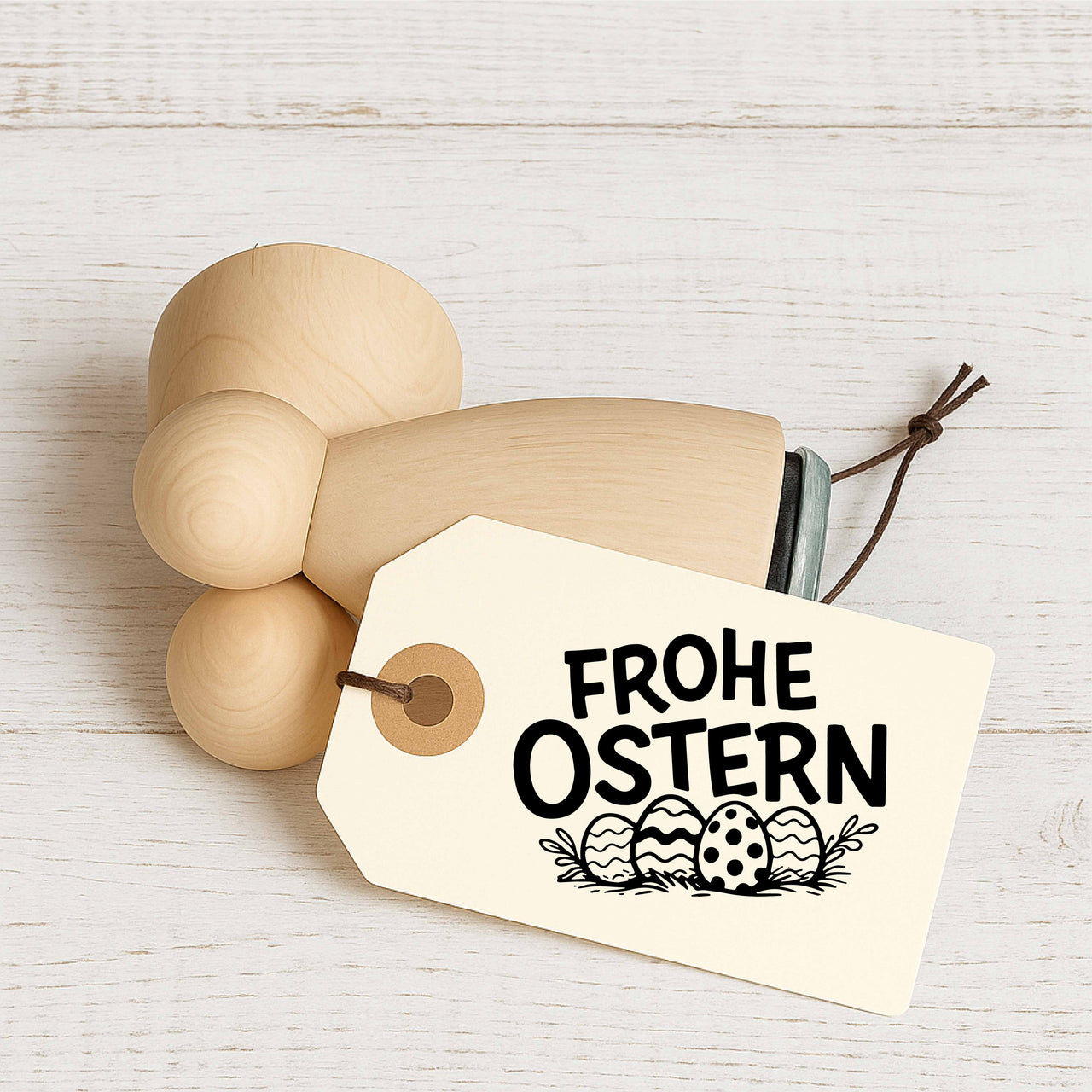 Stempidoo - Maxi Mini - Motivstempel - Ostern - Frohe Ostern - Stempel zum Basteln von Karten, DIY, Papier, Stoffen 