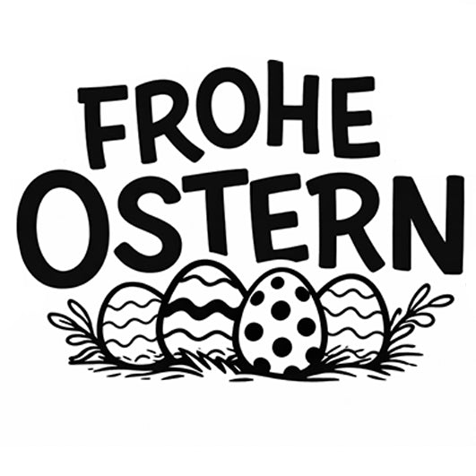 Stempidoo - Maxi Mini - Motivstempel - Ostern - Frohe Ostern - Stempel zum Basteln von Karten, DIY, Papier, Stoffen 