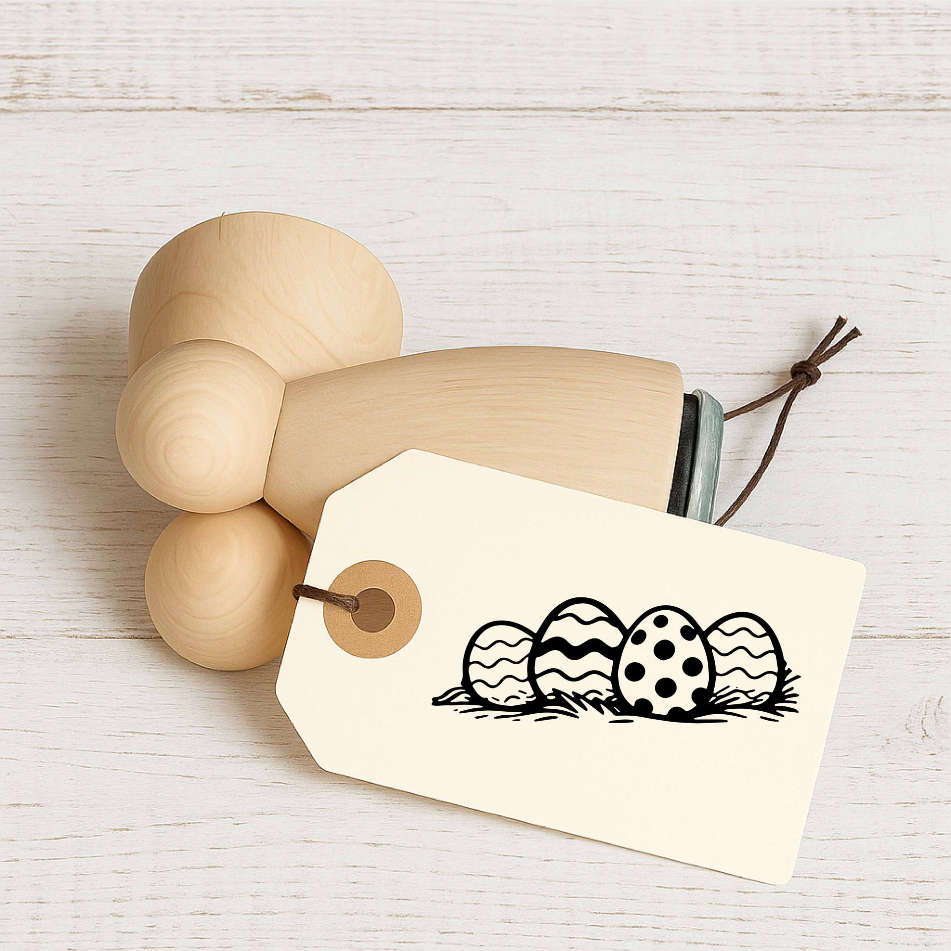 Stempidoo - Maxi Mini - Motivstempel - Ostern - Ostereier - Stempel zum Basteln von Karten, DIY, Papier, Stoffen 