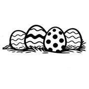 Stempidoo - Maxi Mini - Motivstempel - Ostern - Ostereier - Stempel zum Basteln von Karten, DIY, Papier, Stoffen 