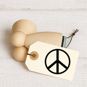 Stempidoo - Maxi Mini - Motivstempel - Peace-Zeichen - Frieden - Stempel zum Basteln von Karten, DIY, Papier, Stoffen