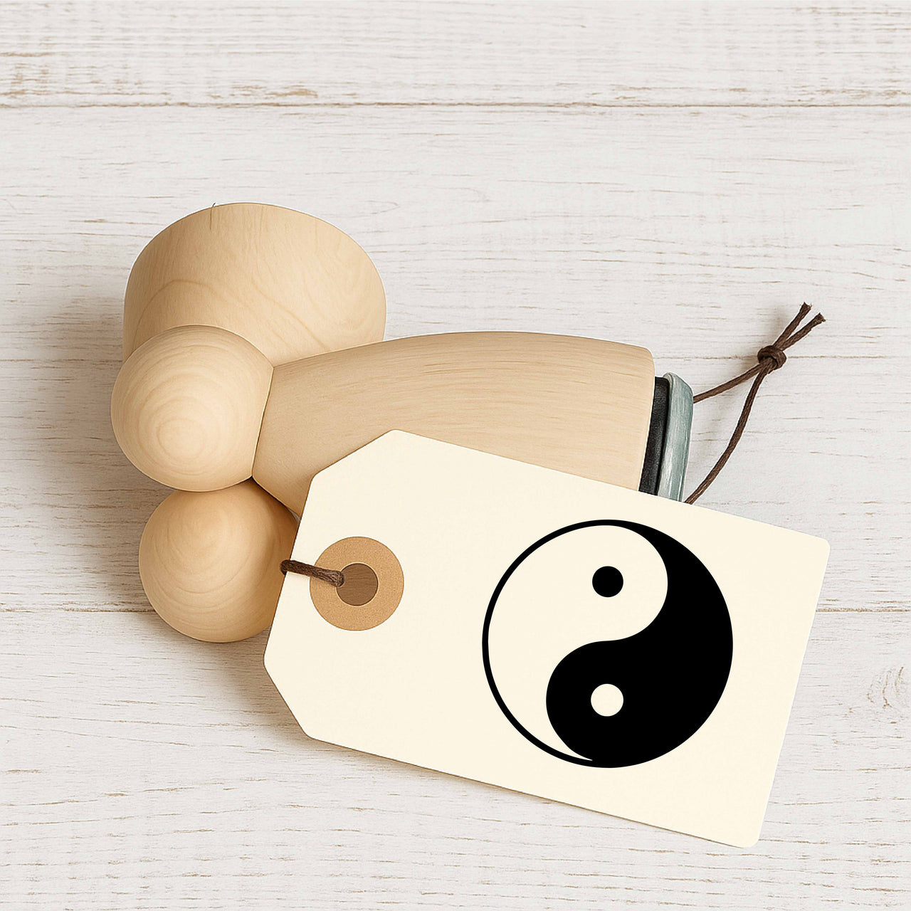 Stempidoo - Maxi Mini - Motivstempel - Symbol - chinesischen Philosophie - Yin und Yang - Stempel zum Basteln von Karten, DIY, Papier, Stoffen