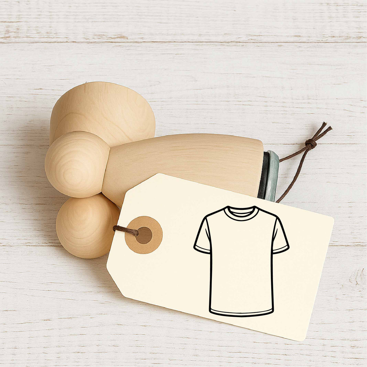 Stempidoo - Maxi Mini - Motivstempel - Symbol - T-Shirt - Stempel zum Basteln von Karten, DIY, Papier, Stoffen, Arbeit, Beruf, Büro 