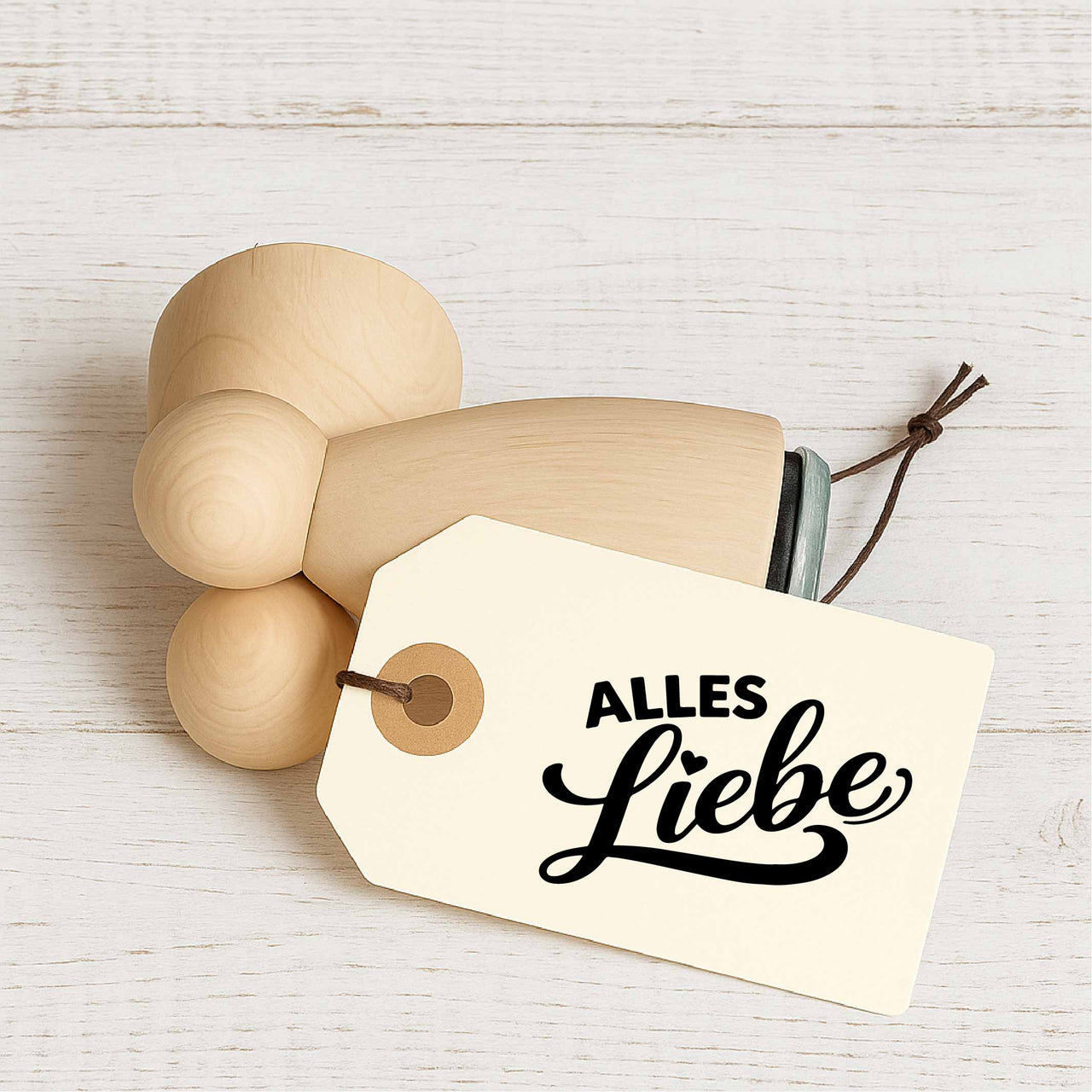 Stempidoo - Maxi Mini - Motivstempel - ALLES Liebe - Stempel zum Basteln von Karten, DIY, Papier, Stoffen, Scrapbooking 