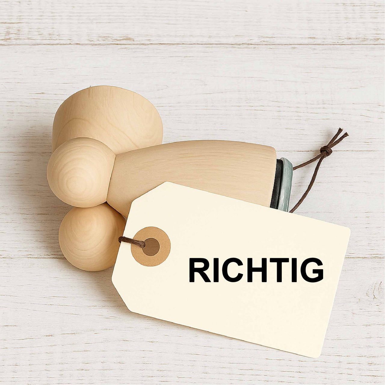 Stempidoo - Maxi Mini - Textstempel - RICHTIG - Stempel für Schule , Beruf zum Basteln von Karten, DIY, Papier, Stoffen, Scrapbooking 