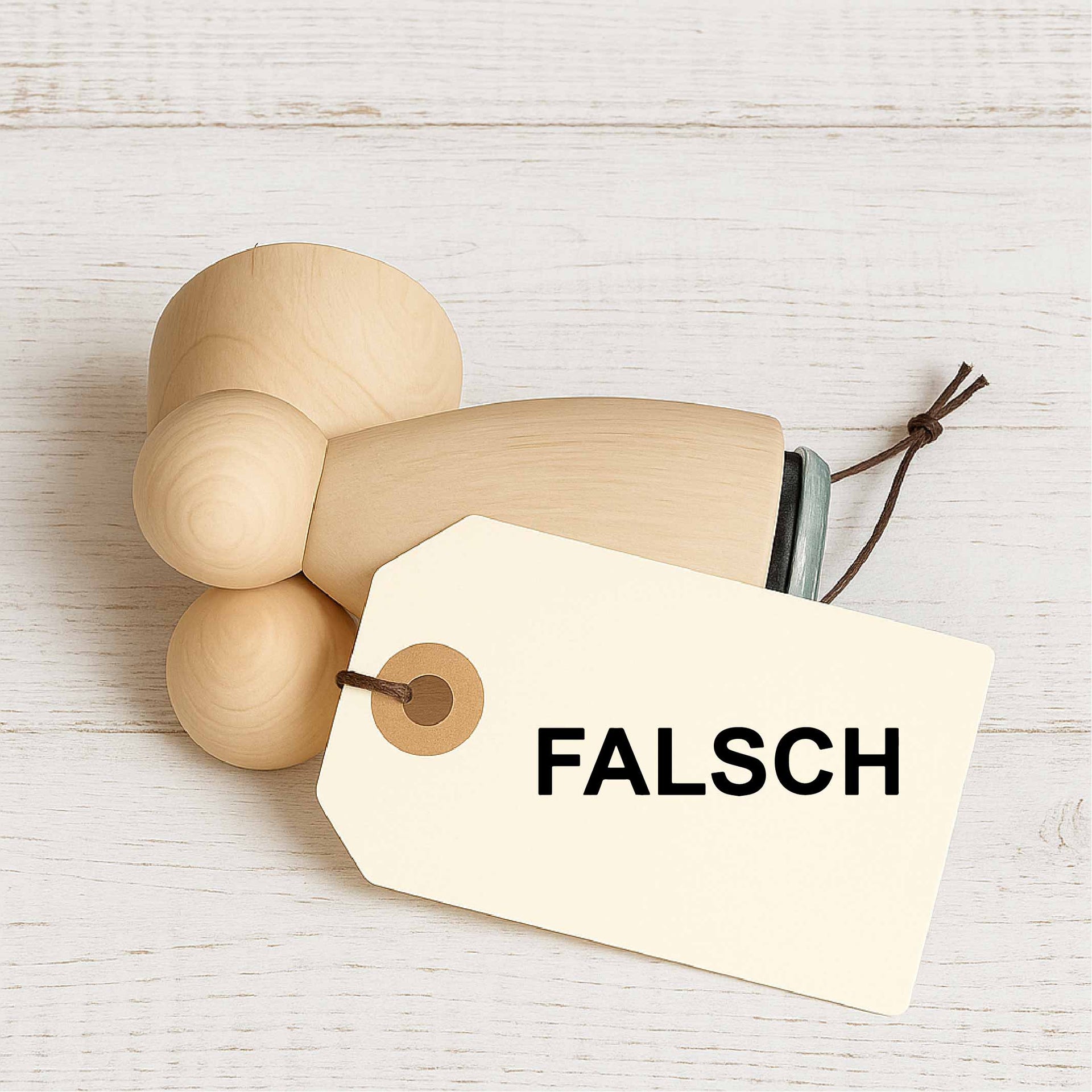 Stempidoo - Maxi Mini - Textstempel - FALSCH - Stempel für Schule , Beruf zum Basteln von Karten, DIY, Papier, Stoffen, Scrapbooking