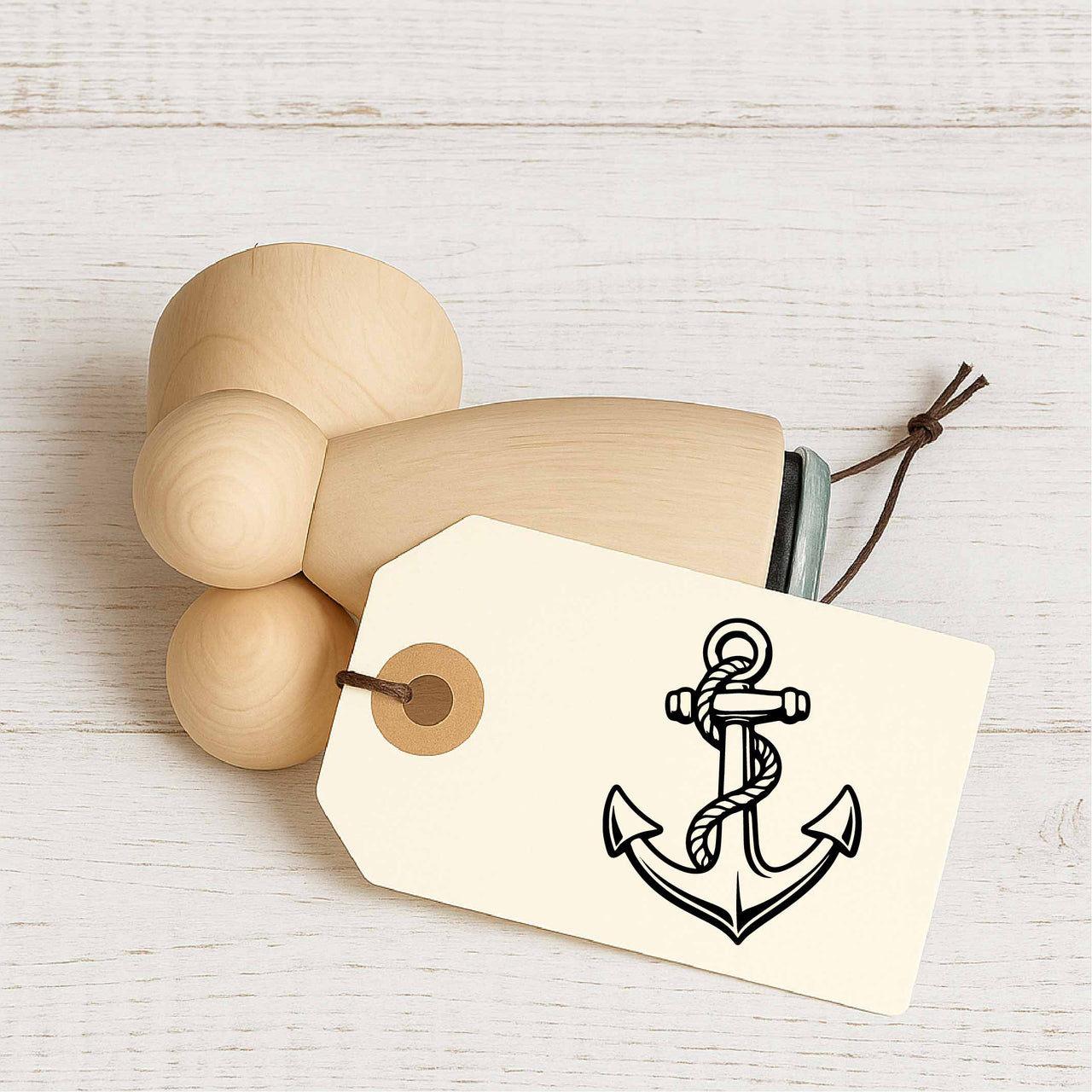 Stempidoo - Maxi Mini - Motivstempel - Anker - Stempel für Fun, Party , Beruf oder zum Basteln von Karten, DIY, Papier, Stoffen, Scrapbooking