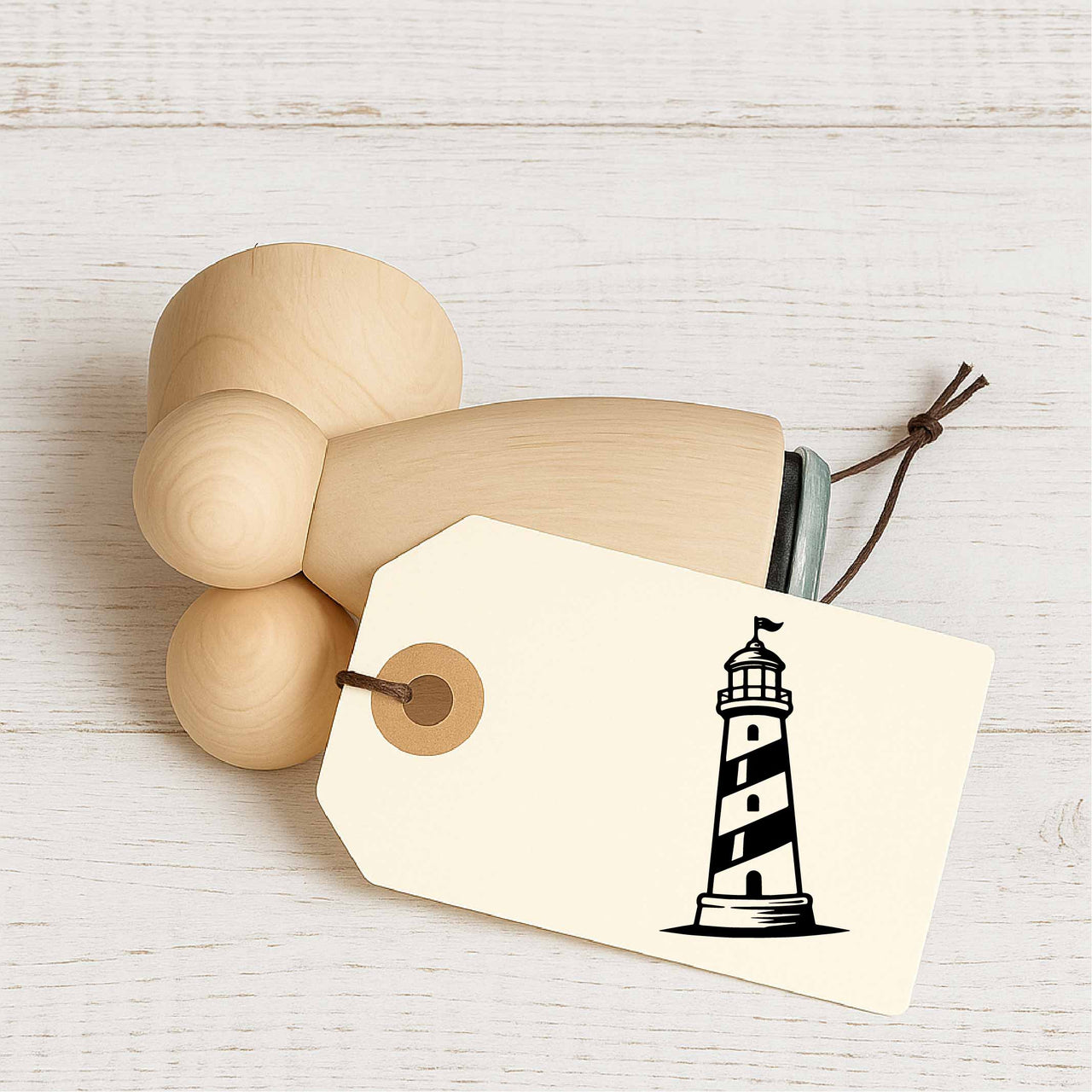 Stempidoo - Maxi Mini - Motivstempel - Leuchtturm- Stempel für Fun, Party & Beruf oder zum Basteln von Karten, DIY, Papier, Stoffen, Scrapbooking 