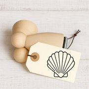 Stempidoo - Maxi Mini - Motivstempel -Muschel- Schellmuschel - Stempel für Fun, Party & Beruf oder zum Basteln von Karten, DIY, Papier, Stoffen, Scrapbooking