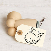 Stempidoo - Maxi Mini - Motivstempel - Wal - Walfisch - Stempel für Fun, Party & Beruf oder zum Basteln von Karten, DIY, Papier, Stoffen, Scrapbooking