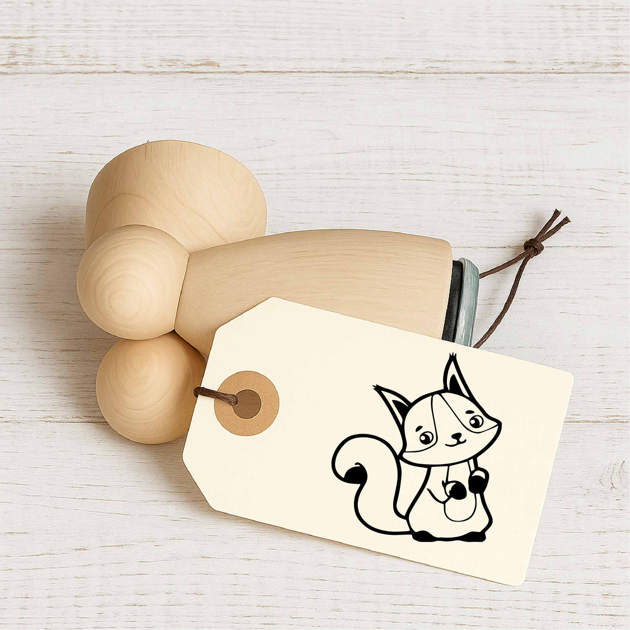 Stempidoo - Maxi Mini - Motivstempel - Fuchs - Tiermotiv - Stempel für Fun, Party & Beruf oder zum Basteln von Karten, DIY, Papier, Stoffen, Scrapbooking