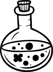 Stempidoo - Maxi Mini - Motivstempel - Reagenzglas - Halloween - Stempel zum Basteln von Karten, DIY, Papier, Stoffen