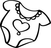 Stempidoo - Maxi Mini - Motivstempel - Baby Strampler  - Stempel zum Basteln von Karten, DIY, Papier, Stoffen (Kopie)