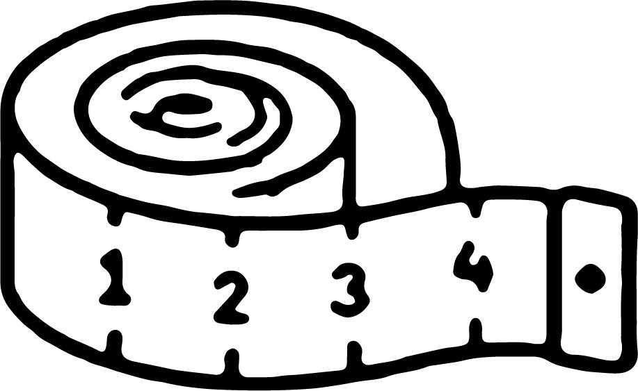 Stempidoo Mini Motivstempel Maßband – Holzstempel für Karten, Scrapbooking, DIY, Basteln & Papier