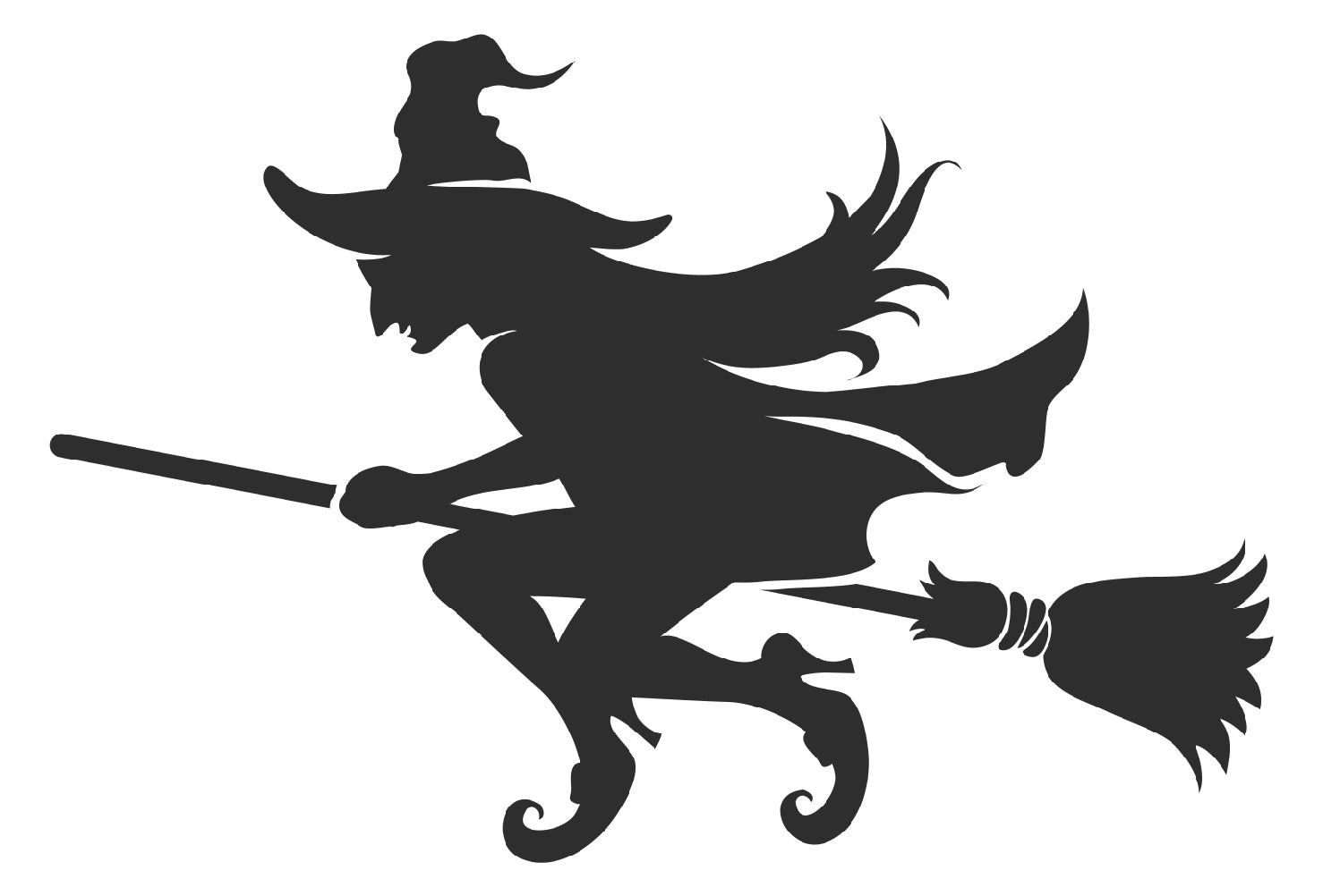 Stempidoo - Maxi Mini - Motivstempel - Hexe - Halloween - Stempel zum Basteln von Karten, DIY, Papier, Stoffen